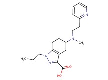 5-[methyl(2-pyridin-2-ylethyl)amino]-1-propyl-4,5,6,7-tetrahydro-1H-indazole-3-carboxylic acid