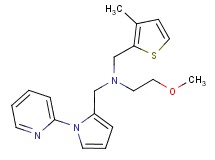 (2-methoxyethyl)[(3-methyl-2-thienyl)methyl][(1-pyridin-2-yl-1H-pyrrol-2-yl)methyl]amine