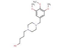 4-[4-(3,4,5-trimethoxybenzyl)-1-piperazinyl]-1-butanol trifluoroacetate (salt)