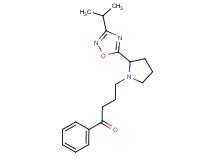 4-[2-(3-isopropyl-1,2,4-oxadiazol-5-yl)-1-pyrrolidinyl]-1-phenyl-1-butanone