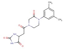 5-{2-[4-(3,5-dimethylphenyl)-3-oxopiperazin-1-yl]-2-oxoethyl}imidazolidine-2,4-dione