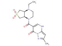 6-{[(4aS*,7aR*)-4-ethyl-6,6-dioxidohexahydrothieno[3,4-b]pyrazin-1(2H)-yl]carbonyl}-2-methylpyrazolo[1,5-a]pyrimidin-7(4H)-one