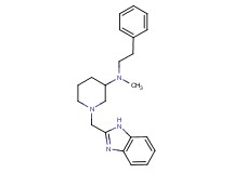 1-(1H-benzimidazol-2-ylmethyl)-N-methyl-N-(2-phenylethyl)-3-piperidinamine
