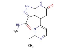 4-(2-ethylpyrimidin-4-yl)-N-methyl-6-oxo-4,5,6,7-tetrahydro-1H-pyrazolo[3,4-b]pyridine-3-carboxamide