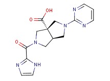 (3aS*,6aS*)-2-(1H-imidazol-2-ylcarbonyl)-5-pyrimidin-2-ylhexahydropyrrolo[3,4-c]pyrrole-3a(1H)-carboxylic acid