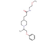 N-(2-methoxyethyl)-3-[1-(1-methyl-2-phenoxyethyl)-4-piperidinyl]propanamide
