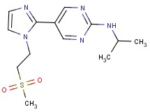 N-isopropyl-5-{1-[2-(methylsulfonyl)ethyl]-1H-imidazol-2-yl}pyrimidin-2-amine