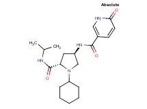 N-{(3R,5S)-1-cyclohexyl-5-[(isopropylamino)carbonyl]pyrrolidin-3-yl}-6-oxo-1,6-dihydropyridine-3-carboxamide