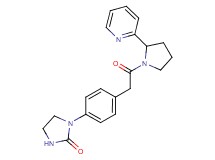 1-(4-{2-oxo-2-[2-(2-pyridinyl)-1-pyrrolidinyl]ethyl}phenyl)-2-imidazolidinone