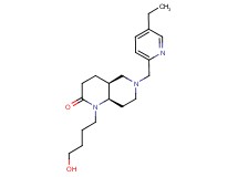 (4aS*,8aR*)-6-[(5-ethylpyridin-2-yl)methyl]-1-(4-hydroxybutyl)octahydro-1,6-naphthyridin-2(1H)-one
