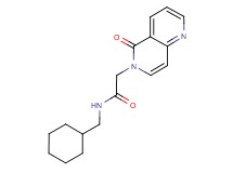 N-(cyclohexylmethyl)-2-(5-oxo-1,6-naphthyridin-6(5H)-yl)acetamide