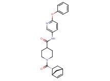 1-[(1R*,2R*,4R*)-bicyclo[2.2.1]hept-5-en-2-ylcarbonyl]-N-(6-phenoxy-3-pyridinyl)-4-piperidinecarboxamide
