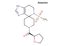 5-(methylsulfonyl)-1'-[(2R)-tetrahydrofuran-2-ylcarbonyl]-1,5,6,7-tetrahydrospiro[imidazo[4,5-c]pyridine-4,4'-piperidine]