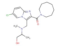 2-[{[2-(azocan-1-ylcarbonyl)-6-chloroimidazo[1,2-a]pyridin-3-yl]methyl}(methyl)amino]propan-1-ol
