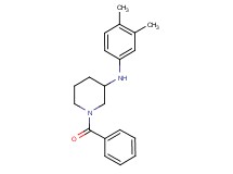 1-benzoyl-N-(3,4-dimethylphenyl)-3-piperidinamine