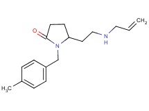 5-[2-(allylamino)ethyl]-1-(4-methylbenzyl)-2-pyrrolidinone