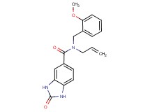 N-allyl-N-(2-methoxybenzyl)-2-oxo-2,3-dihydro-1H-benzimidazole-5-carboxamide
