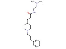 N-[2-(dimethylamino)ethyl]-3-{1-[(2E)-3-phenyl-2-propen-1-yl]-4-piperidinyl}propanamide