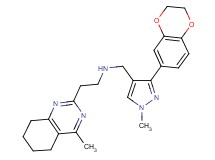 N-{[3-(2,3-dihydro-1,4-benzodioxin-6-yl)-1-methyl-1H-pyrazol-4-yl]methyl}-2-(4-methyl-5,6,7,8-tetrahydro-2-quinazolinyl)ethanamine