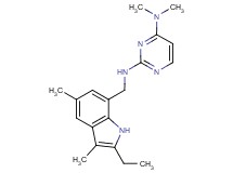 N~2~-[(2-ethyl-3,5-dimethyl-1H-indol-7-yl)methyl]-N~4~,N~4~-dimethylpyrimidine-2,4-diamine