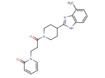 1-{3-[4-(4-methyl-1H-benzimidazol-2-yl)-1-piperidinyl]-3-oxopropyl}-2(1H)-pyridinone