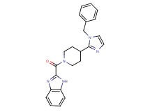 2-{[4-(1-benzyl-1H-imidazol-2-yl)piperidin-1-yl]carbonyl}-1H-benzimidazole