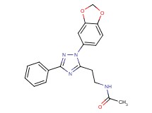 N-{2-[1-(1,3-benzodioxol-5-yl)-3-phenyl-1H-1,2,4-triazol-5-yl]ethyl}acetamide