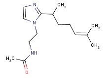 N-{2-[2-(1,5-dimethylhex-4-en-1-yl)-1H-imidazol-1-yl]ethyl}acetamide
