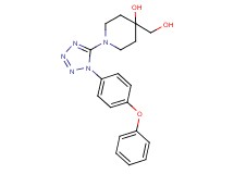 4-(hydroxymethyl)-1-[1-(4-phenoxyphenyl)-1H-tetrazol-5-yl]piperidin-4-ol