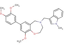 7-(3,4-dimethoxyphenyl)-9-methoxy-4-[(1-methyl-1H-indol-3-yl)methyl]-2,3,4,5-tetrahydro-1,4-benzoxazepine