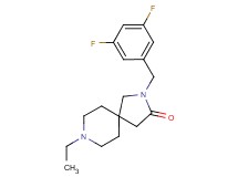 2-(3,5-difluorobenzyl)-8-ethyl-2,8-diazaspiro[4.5]decan-3-one