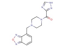 4-{[4-(1H-1,2,4-triazol-3-ylcarbonyl)piperazin-1-yl]methyl}-2,1,3-benzoxadiazole