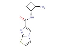 N-[(1S*,2R*)-2-aminocyclobutyl]imidazo[2,1-b][1,3]thiazole-6-carboxamide