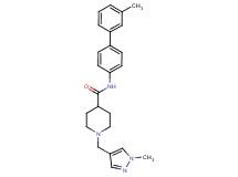 N-(3'-methyl-4-biphenylyl)-1-[(1-methyl-1H-pyrazol-4-yl)methyl]-4-piperidinecarboxamide