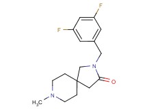 2-(3,5-difluorobenzyl)-8-methyl-2,8-diazaspiro[4.5]decan-3-one