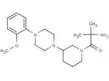(2-{3-[4-(2-methoxyphenyl)-1-piperazinyl]-1-piperidinyl}-1,1-dimethyl-2-oxoethyl)amine dihydrochloride