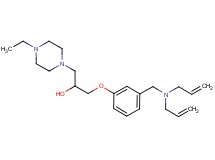 1-{3-[(diallylamino)methyl]phenoxy}-3-(4-ethyl-1-piperazinyl)-2-propanol