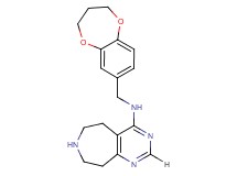 N-(3,4-dihydro-2H-1,5-benzodioxepin-7-ylmethyl)-6,7,8,9-tetrahydro-5H-pyrimido[4,5-d]azepin-4-amine