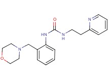 N-[2-(morpholin-4-ylmethyl)phenyl]-N'-(2-pyridin-2-ylethyl)urea