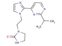 1-{2-[2-(2-isopropylpyrimidin-4-yl)-1H-imidazol-1-yl]ethyl}imidazolidin-2-one