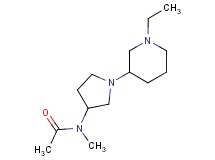 N-[1-(1-ethyl-3-piperidinyl)-3-pyrrolidinyl]-N-methylacetamide