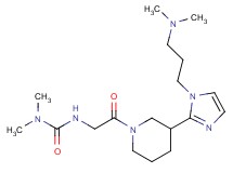 N'-[2-(3-{1-[3-(dimethylamino)propyl]-1H-imidazol-2-yl}piperidin-1-yl)-2-oxoethyl]-N,N-dimethylurea