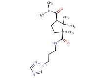 (1S*,3R*)-N~3~,N~3~,1,2,2-pentamethyl-N~1~-[3-(1H-1,2,4-triazol-1-yl)propyl]-1,3-cyclopentanedicarboxamide