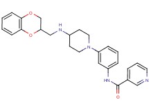 N-(3-{4-[(2,3-dihydro-1,4-benzodioxin-2-ylmethyl)amino]-1-piperidinyl}phenyl)nicotinamide