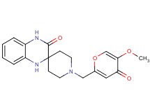 1-[(5-methoxy-4-oxo-4H-pyran-2-yl)methyl]-1',4'-dihydro-3'H-spiro[piperidine-4,2'-quinoxalin]-3'-one