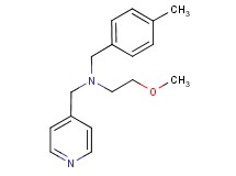 (2-methoxyethyl)(4-methylbenzyl)(pyridin-4-ylmethyl)amine