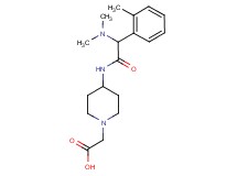 (4-{[(dimethylamino)(2-methylphenyl)acetyl]amino}-1-piperidinyl)acetic acid