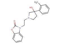 3-{2-[3-hydroxy-3-(2-methylphenyl)pyrrolidin-1-yl]ethyl}-1,3-benzoxazol-2(3H)-one