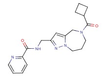 N-{[5-(cyclobutylcarbonyl)-5,6,7,8-tetrahydro-4H-pyrazolo[1,5-a][1,4]diazepin-2-yl]methyl}pyridine-2-carboxamide