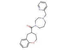 1-(pyridin-2-ylmethyl)-4-(2,3,4,5-tetrahydro-1-benzoxepin-4-ylcarbonyl)-1,4-diazepane